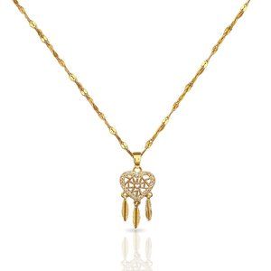 316L Stainless Steel Dream Catchers Necklace For Women